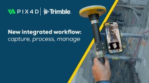 Pix4D to provide an accurate data capture workflow with PIX4Dcatch and Trimble Connect